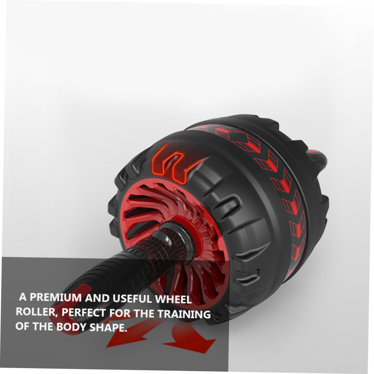 GLEAVI Ab Roller Wheel with Knee Pad, Silent Auto-rebound Exercise Wheel for Abdominal Workout, Home Fitness Core Trainer for Strength Training and Mat Workouts