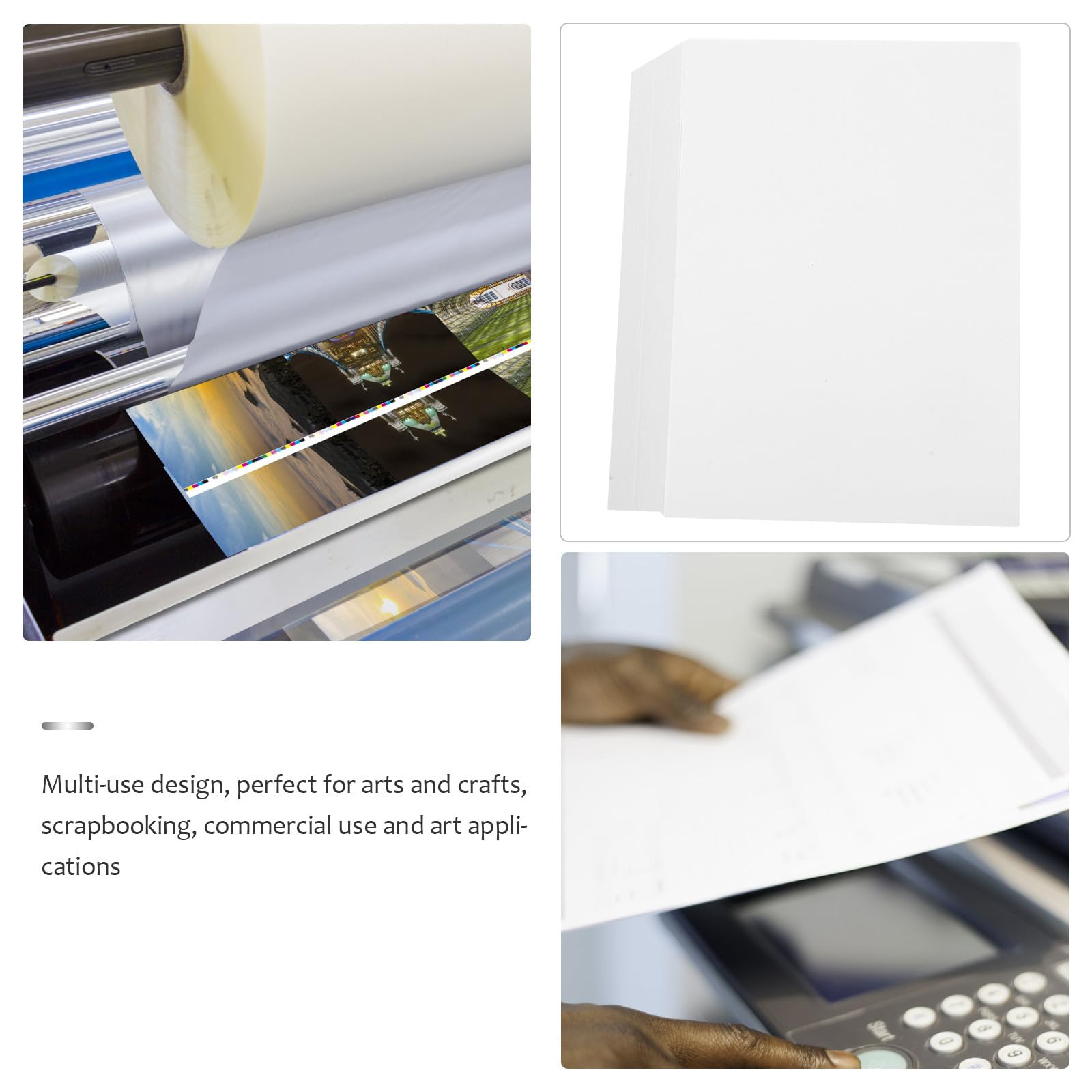 Cabilock Papier d'Impression A5 70G Blanc 500 Feuilles Multifonction pour Imprimante Copie et Dessin Papier Vierge Épais Adapté Bureau École et Loisirs Créatifs