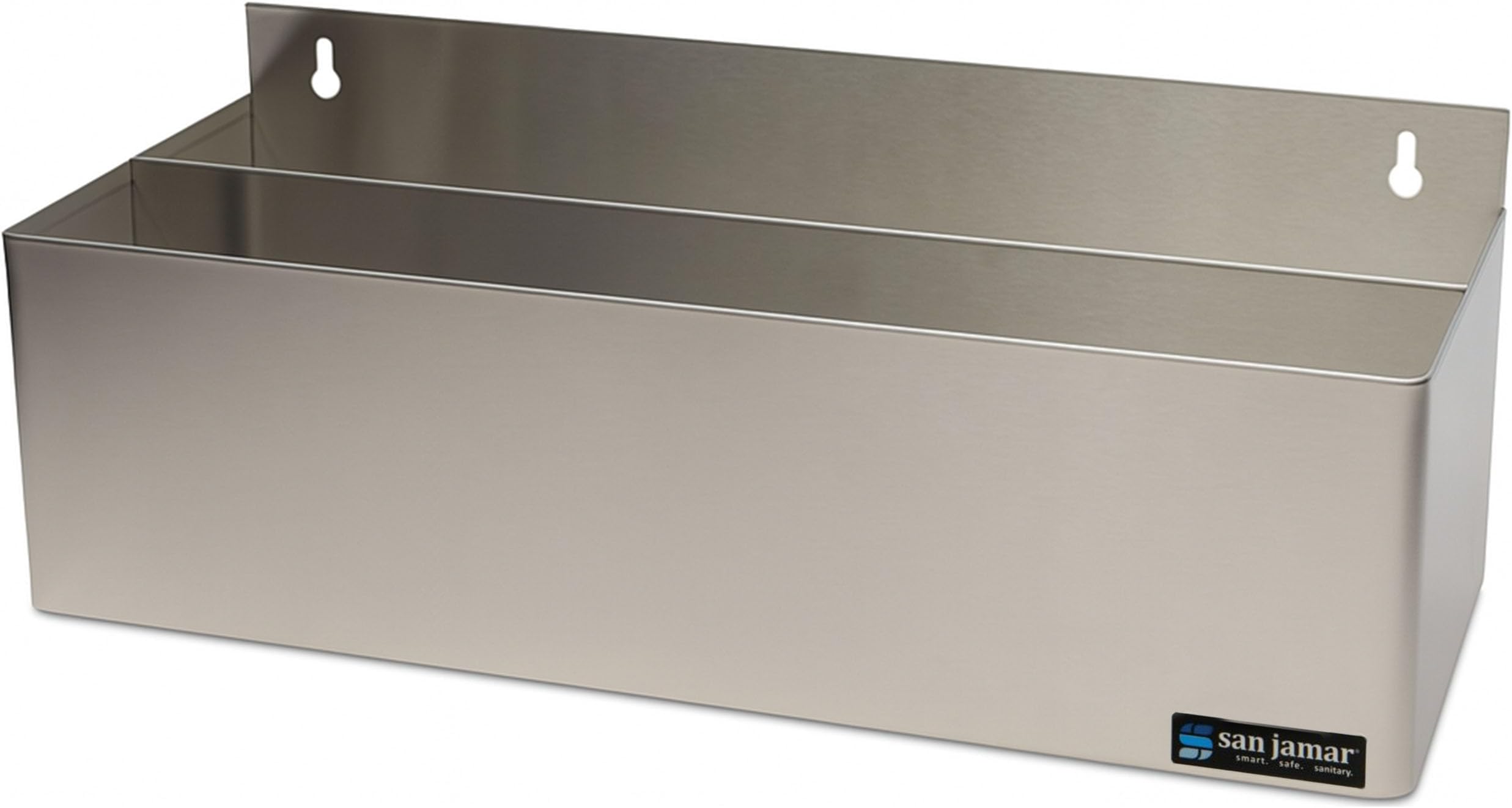 San Jamar Speed Rails Double Rails with 10 Quart Capacity for Kitchen, Bar, and Restaurants, Stainless Steel, 10 Quarts, Silver