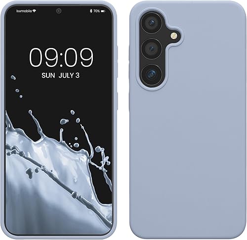 Miniatura 37 de kwmobile Funda Compatible con Samsung Galaxy S22 - Funda de teléfono de silicona TPU con acabado suave - Rojo Ruibarbo Piedra antigua,Azul