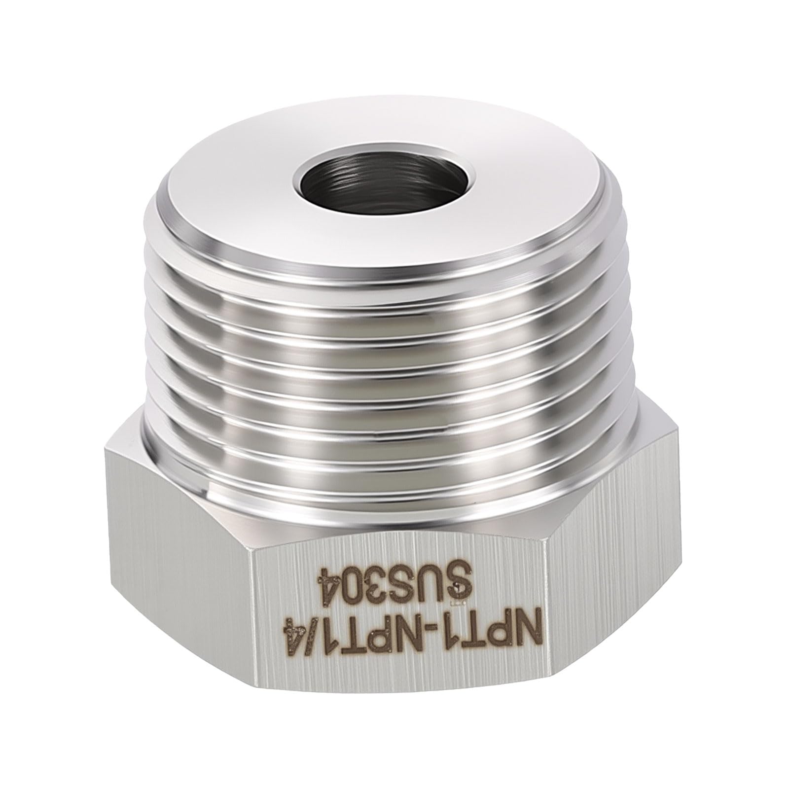 Adaptateur 1 pouce mâle en inox 304 résistant à la corrosion avec filetage 0,63 cm femelle NPT