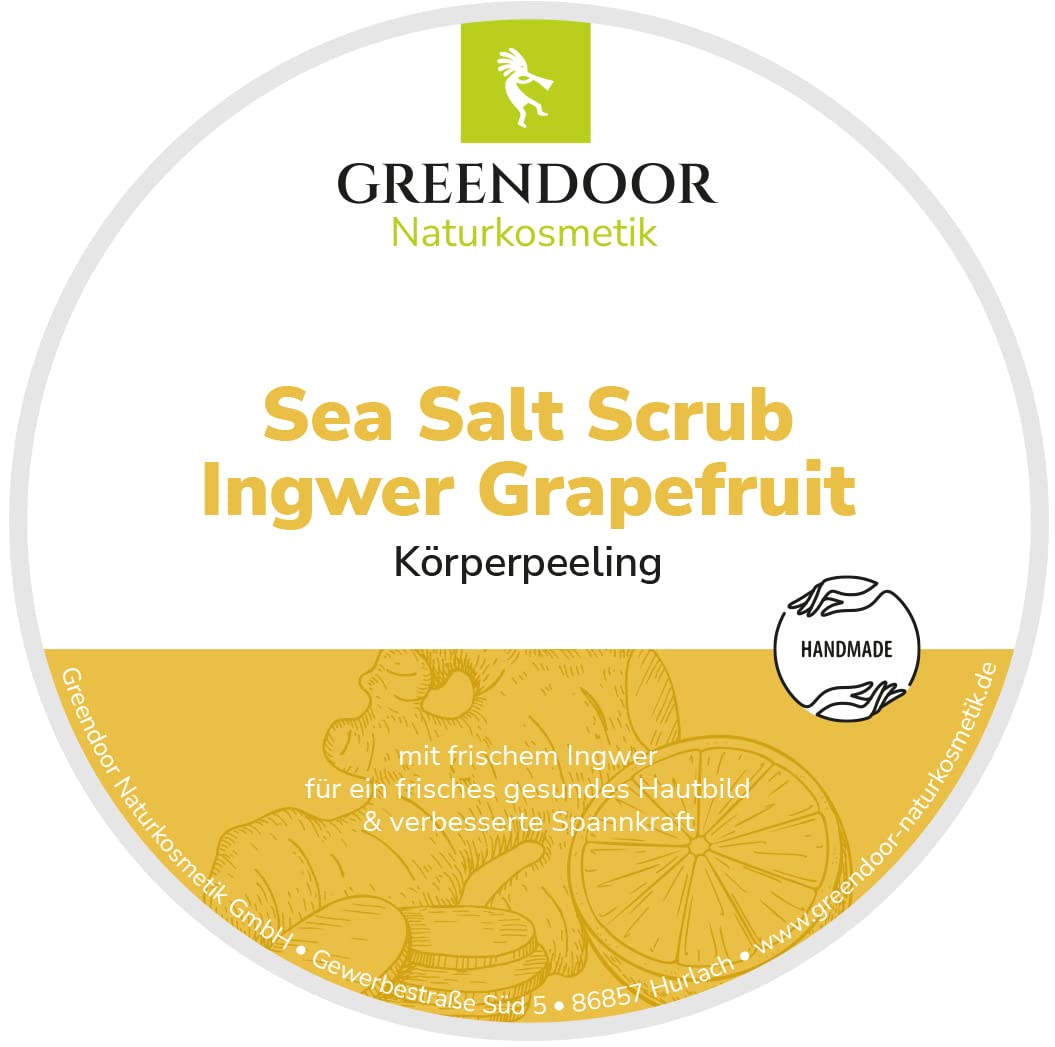 GREENDOOR Körperpeeling Salz SPARSET FRESH 840g, 3 frische Meersalz Peeling Körper, scrubs vegan, natürlich ohne Mikroplastik, Duschpeeling Naturkosmetik ohne Konservierungsmittel, Natur Geschenke