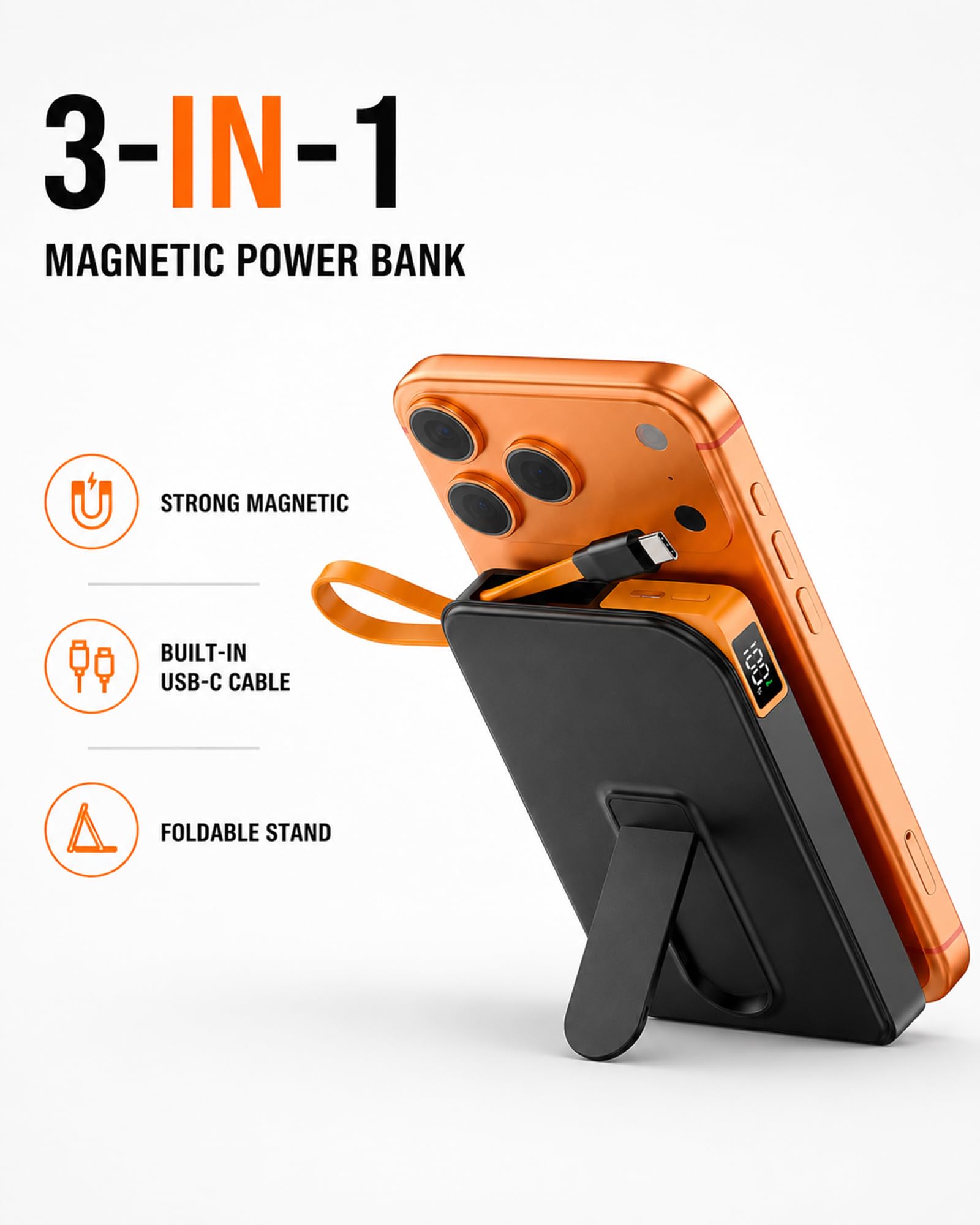 PowerBank Magnetico 10000mAh MP51YL0107E