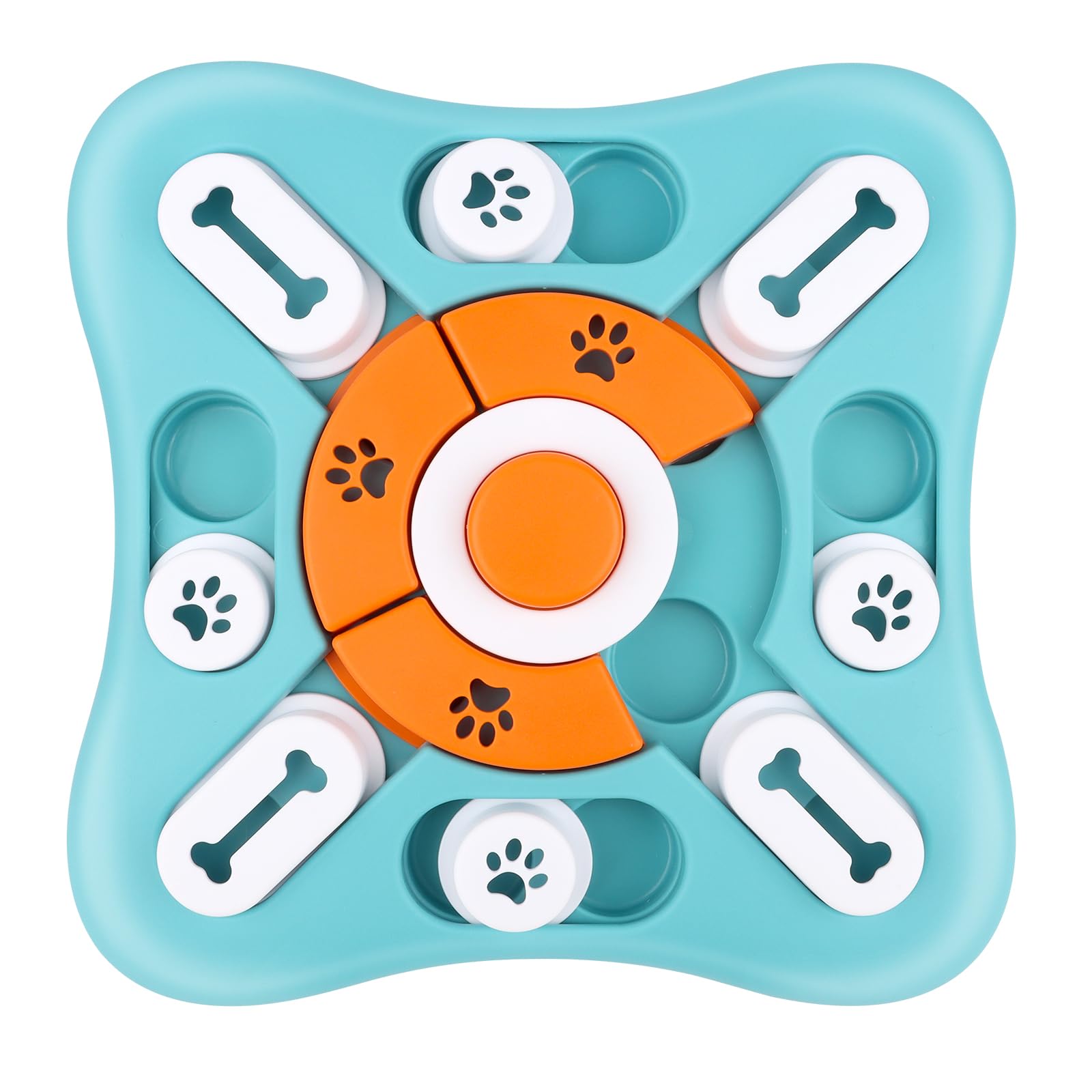 AWAMRWA Intelligenzspielzeug, Hunde Beschäftigung Feeder Dispenser, Interaktives Welpenspielzeug mit Quietschen für Kleine, Mittlere, Große Hunde, Welpen und Katzen