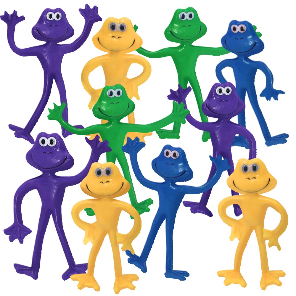 Amazon.com: ArtCreativity Bendable Frog Figures, Set of 12