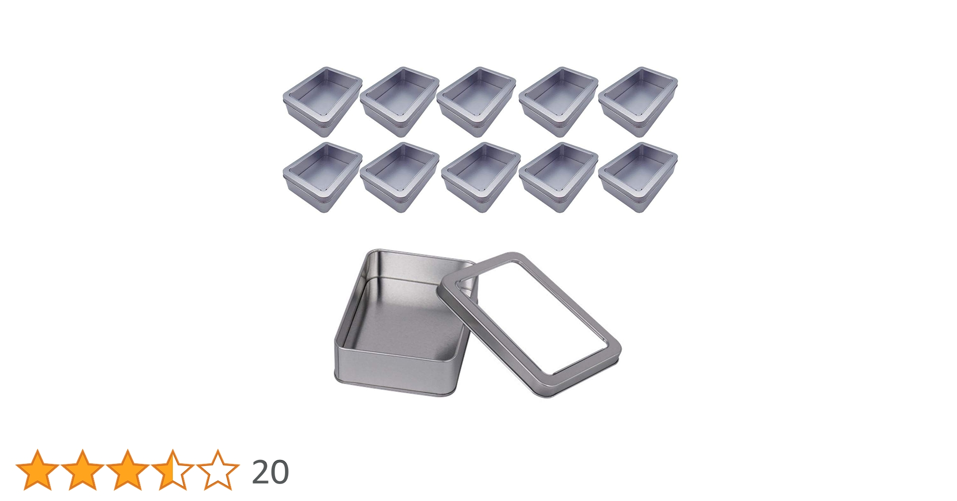 Amazon｜Copeflap 缶ケース ブリキ缶 缶 小物入れ 10個セット