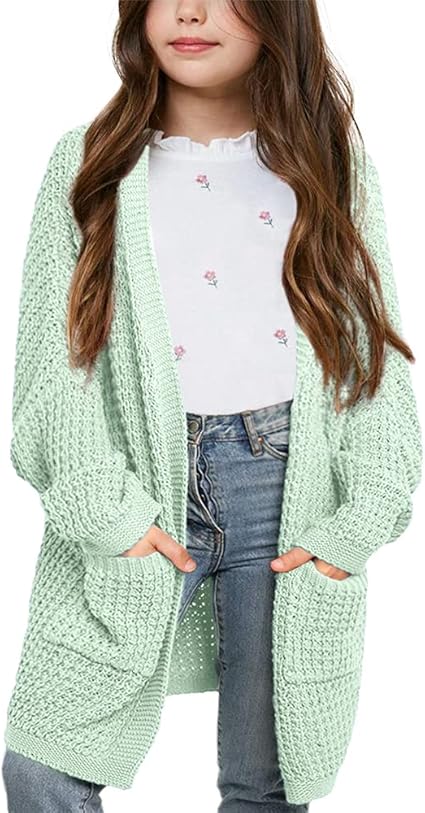 girls winter cardigan