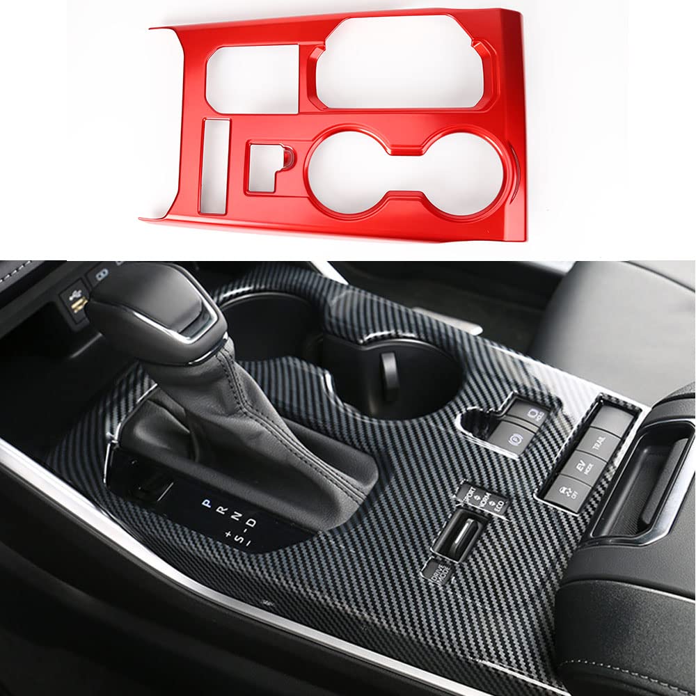 Amazon.com: LEXLEY Red Style Gear Shift Frame Console Panel Trims
