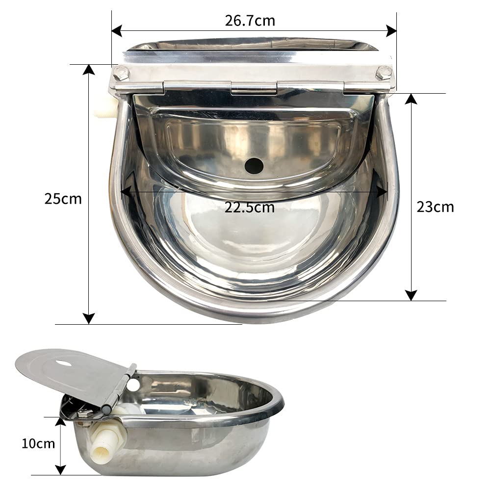 Buy MODUODUO Automatic Water Trough Dog Feeder Bowl with Float for