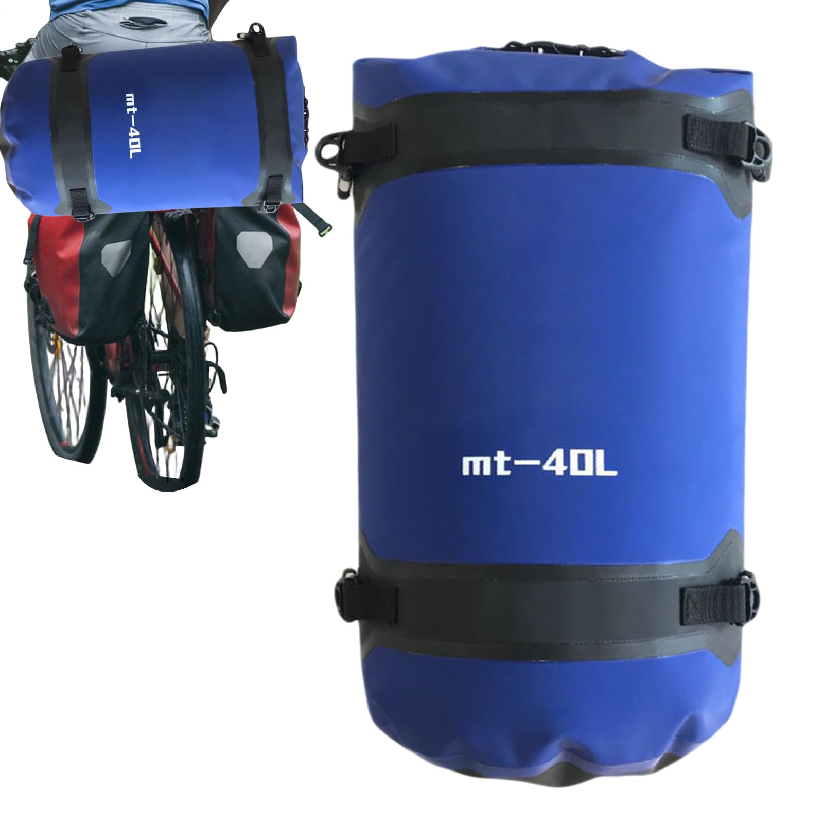 Motorradtasche 40L Wasserdichter Organizer | Aufbewahrungstasche Für Fahrradausrüstung Für Motorrad, Fahrrad, Heck, Radfahren, Outdoor, Helm, Ausrüstung,