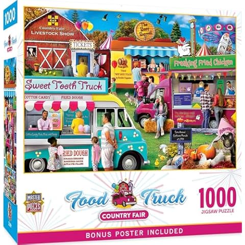 MasterPieces 1000 Piece Jigsaw Puzzle for Adults and Family - Country Fair - 19.25"x26.75" Cover