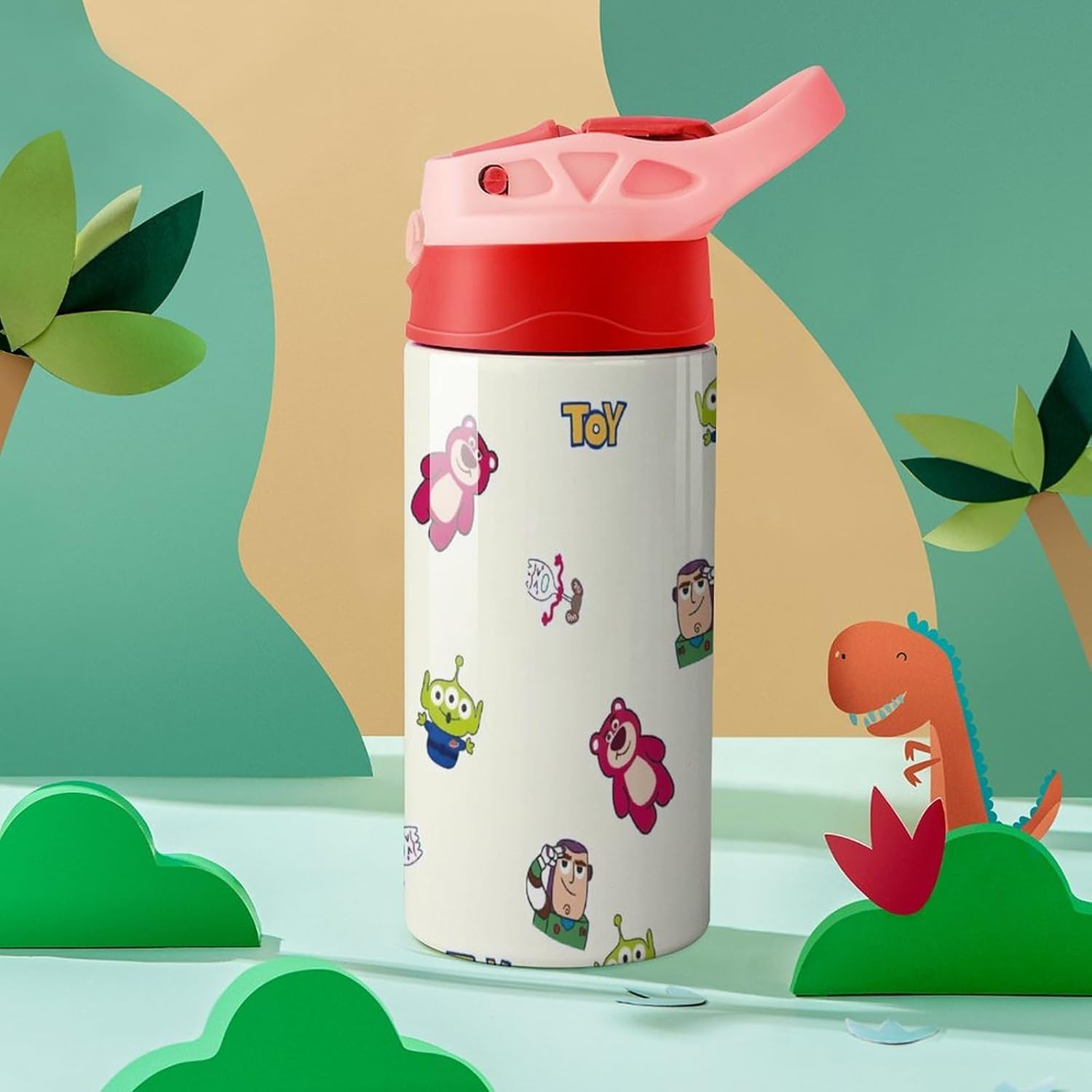 Amazon | トイ・ストーリー 子供用 水筒 キッズ 魔法瓶 ストローボトル
