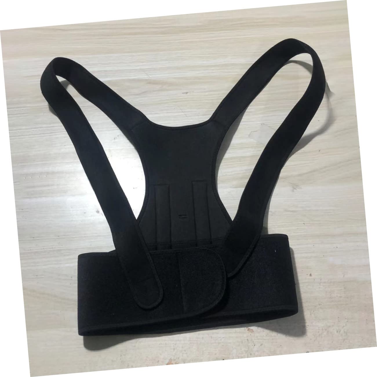 Correttore Posturale Intelligente Raddrizzatore Professionale Regolabile la Schiena Fascia Ok Nero Confortevole per Postura Migliorata per Ufficio e Sport