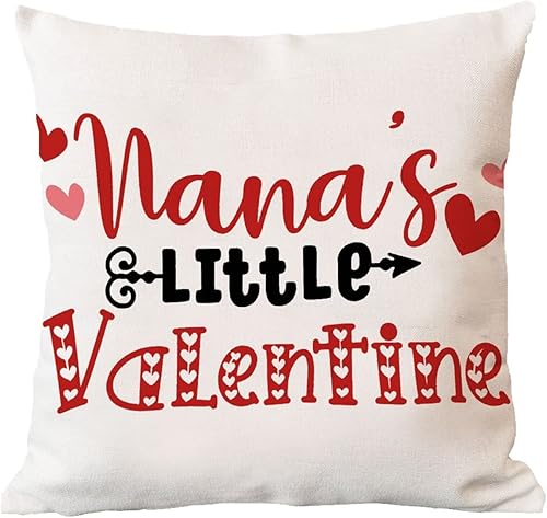 Miniatura 6 de Nanas Little Valentine - Funda de almohada romántica para el día de San Valentín boda compromiso aniversario funda de cojín decorativa para