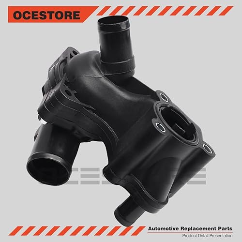 Miniatura 5 de OCESTORE Conjunto de carcasa de termostato Reemplazo del conjunto de carcasa del termostato del refrigerante del motor Compatible con 1997 1998 1999