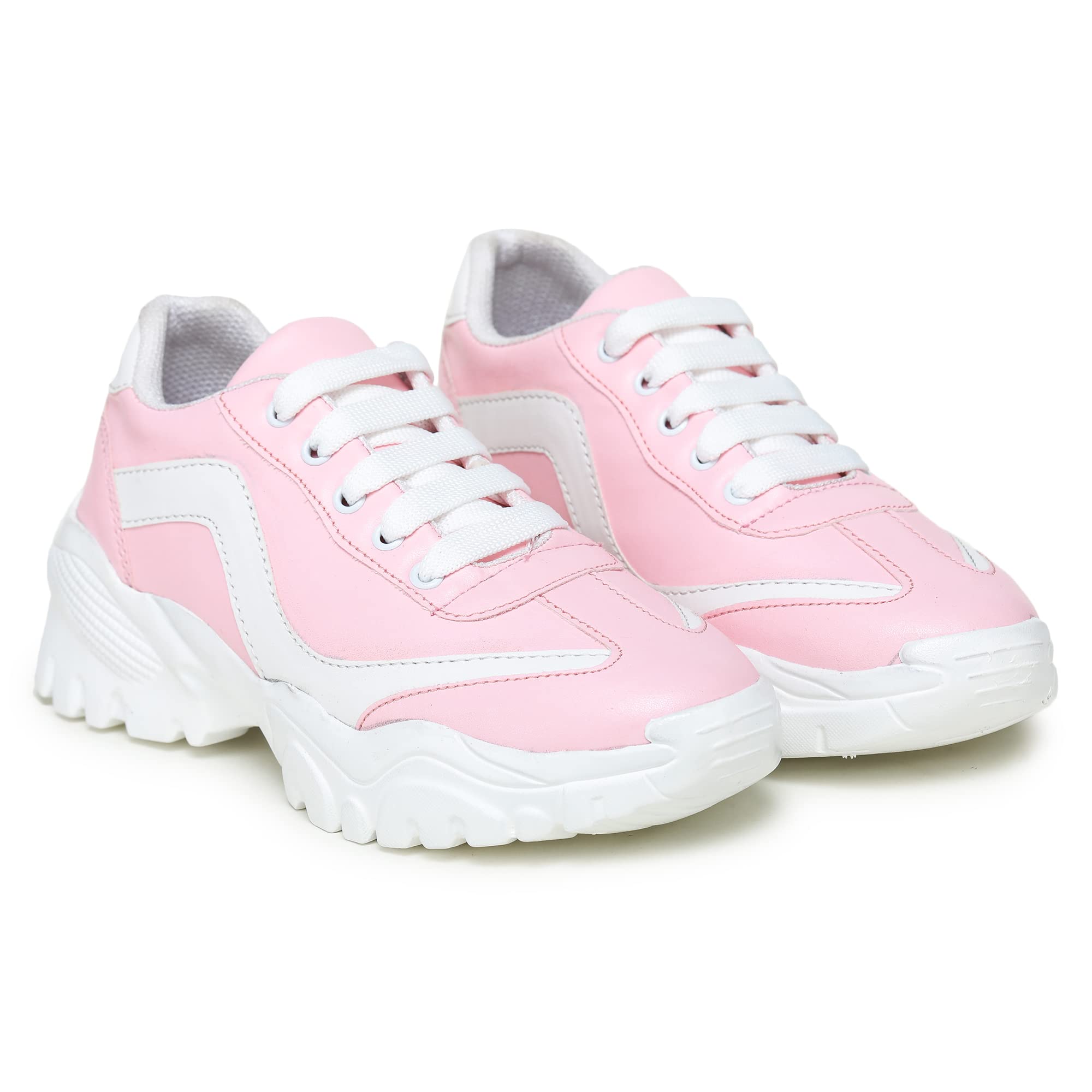 DICY Shoes for Women Sneakers for Girls Stylish Light Weight Running and Walking Pink (B0B7549M1P) Amazon Price History, Amazon Price Tracker
