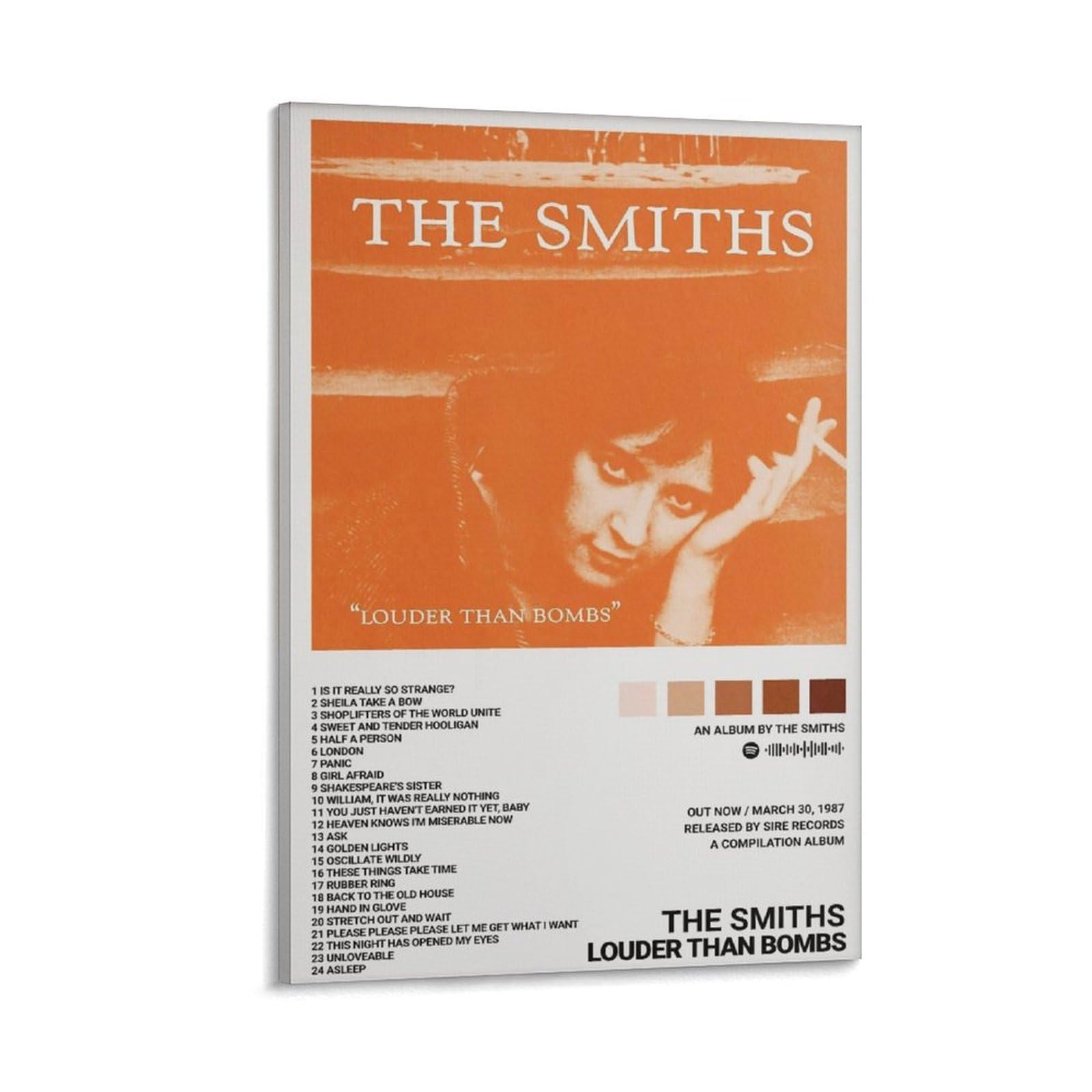 Amazon.com: The Smiths - Póster de álbum de música vintage de los