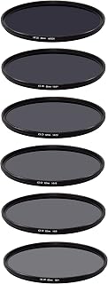 ICE CO Slim 6 Filter Set 82mm ND MC ND4 ND8 ND16 ND32 ND64 ND1000 2, 3, 4, 5, 6,10 Stop 16 Layer Nano Multi-Coated Optical Glass 82