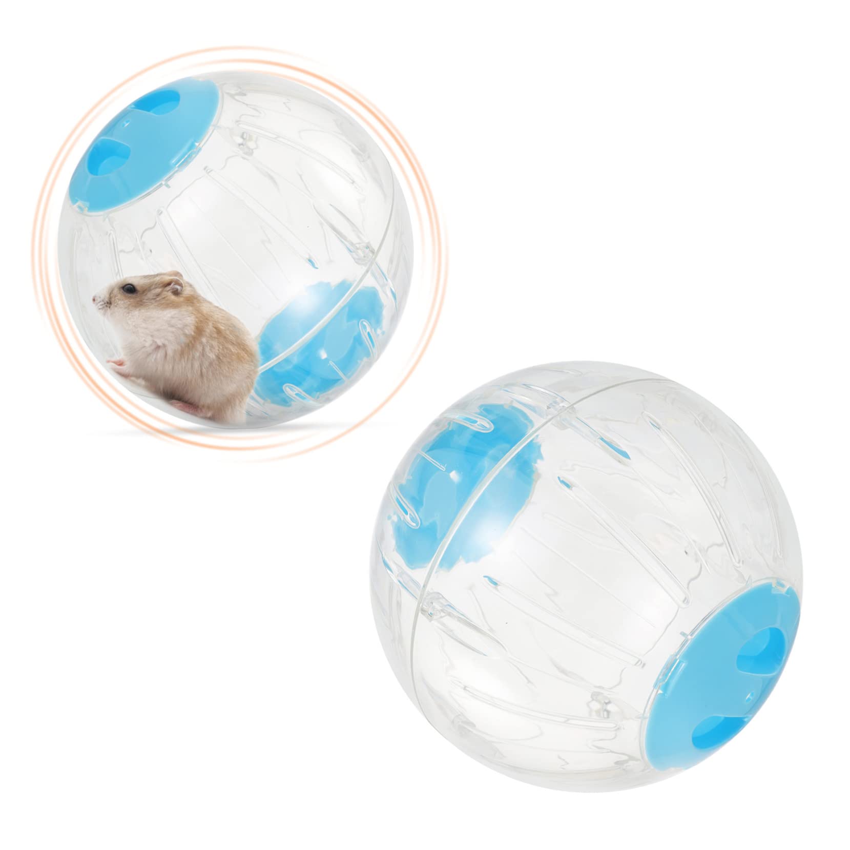 BESTonZON Hamster Laufball Transparente Trainingskugel für Hamster und Sicheres Haustiersportspielzeug für Interaktion und Fitness zu Reinigen Langlebig