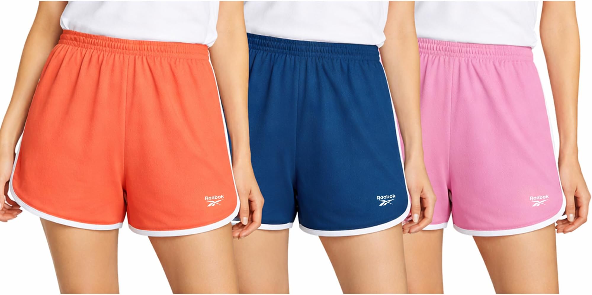 Girls Athletic Shorts - 3 Pack Active Performance Lightweight Mesh Dolphin Girls Shorts for Running Soccer Gym (7-12)