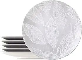 Kit Prato Fundo Tramontina Arbo em Porcelana Decorada 21 cm 6 Peças