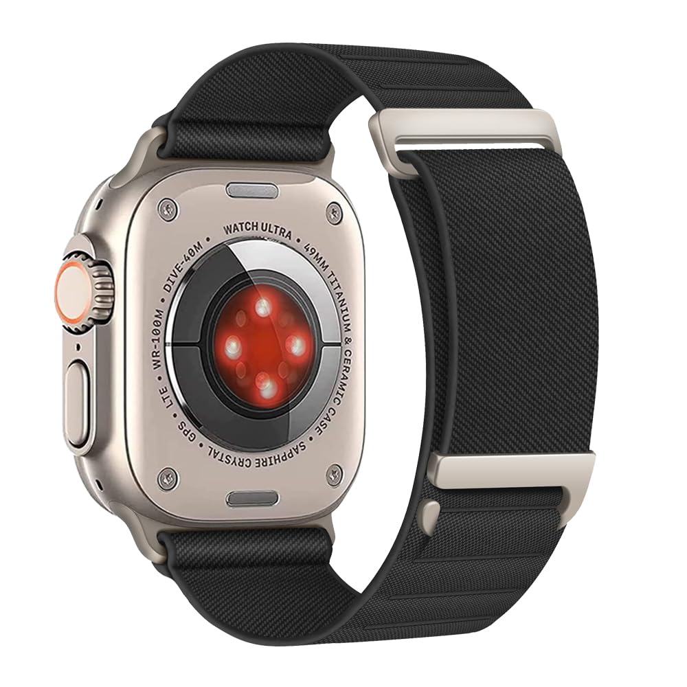 Aizgalxor Alpine Loop Armband Kompatibel mit Apple Watch Ultra 49mm 46mm 45mm 44mm 42mm(Series 3/2/1), Sport Geflochten Ersatzarmbänder Kompatibel für iWatch Ultra 2/Series 10/9/8/7/6/5/4/3/2/1/SE