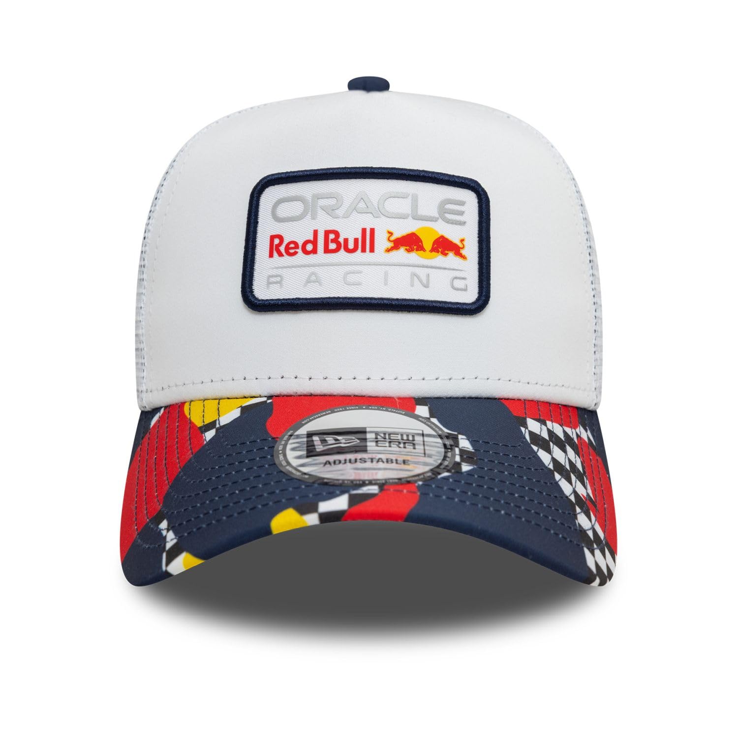 New Era A-Frame Trucker cap - Red Bull Racing Astratto, Bianco, Taglia Unica