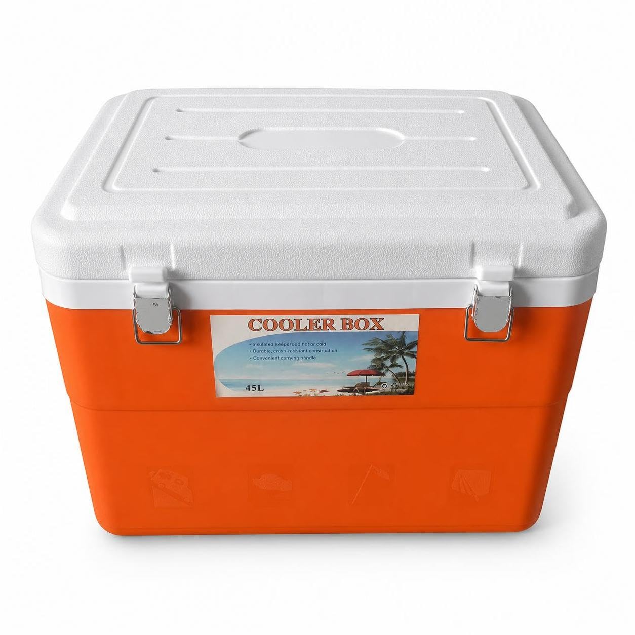 Homyl Scatola Termica Portatile, Contenitore Frigo per Alimenti e Bevande, Ghiacciaia per Campeggio e Picnic