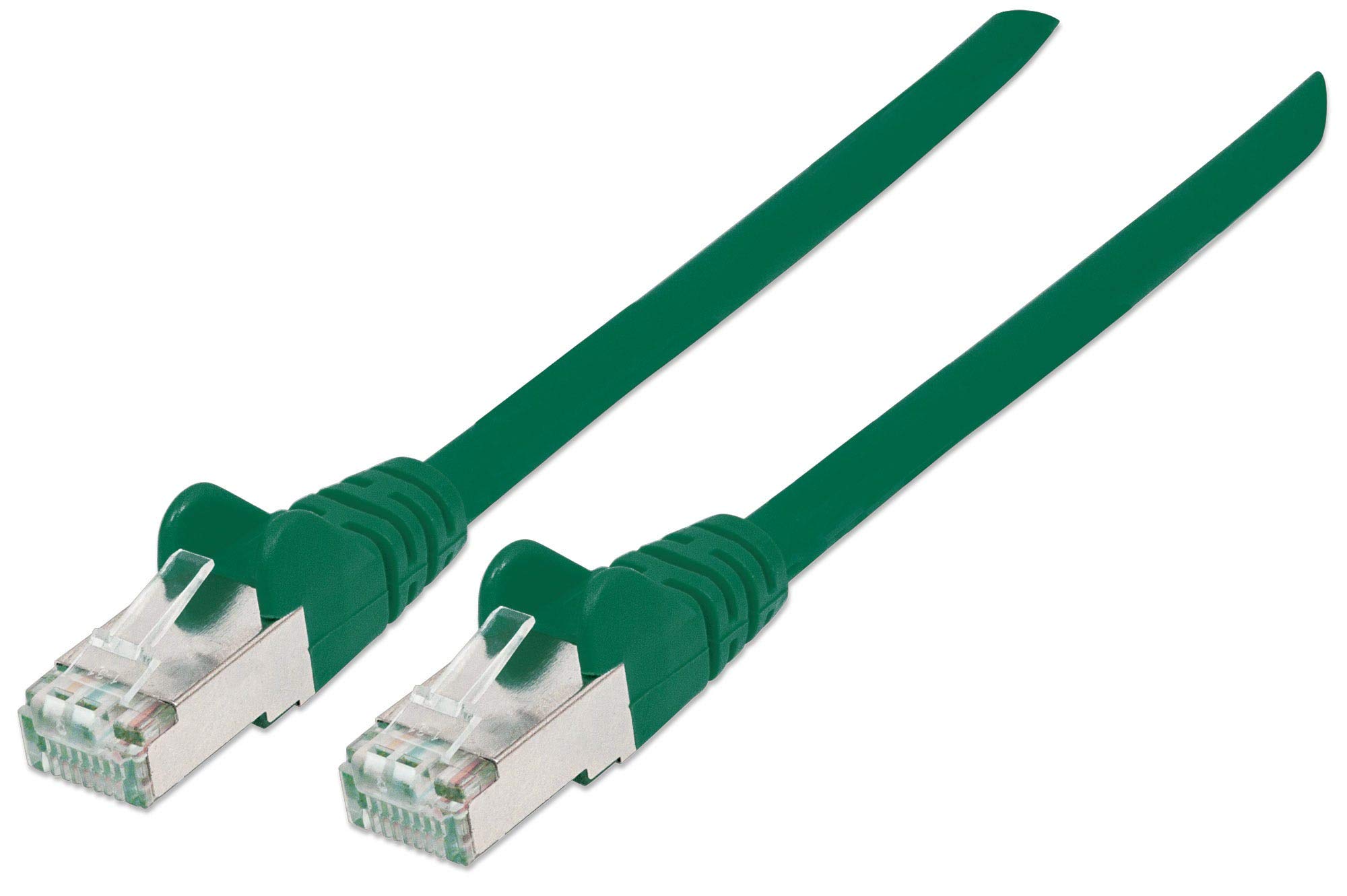 Intellinet Network Patch Cable Cat6A 0.25M Green Copper S/Ftp Lsoh / Lszh Pvc Rj