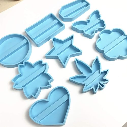 Miniatura 8 de Beerty Moldes de silicona para resina, soporte para tarjetas de visita, molde de resina epoxi, soporte para teléfono móvil, molde de silicona para