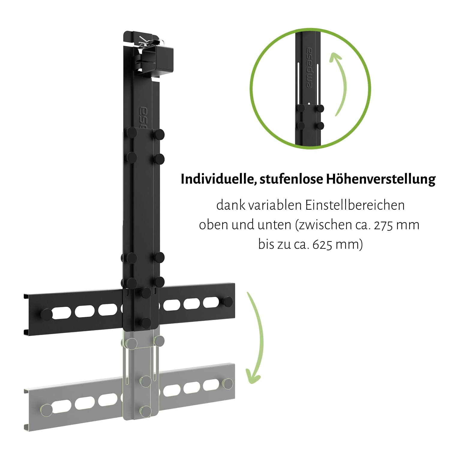 empasa höhenverstellbare Heizstrahler-Halterung, Halter