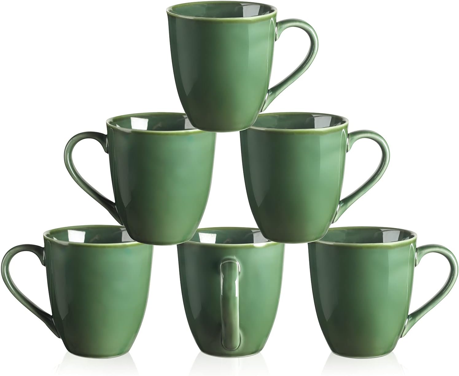 Amazon.com: vicrays Coffee Mug Set, 12 Ounce, Set of 4, Ceramic Mug for ...