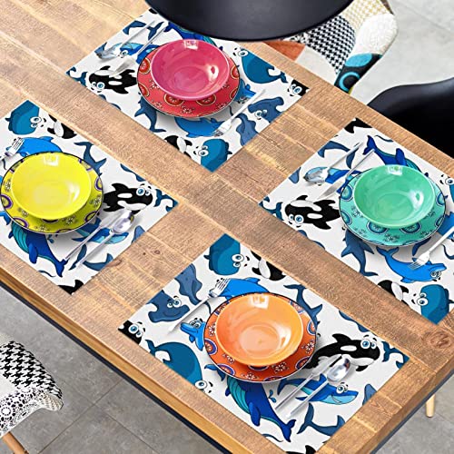 Set de table résistant à la chaleur grand format 30,5x45,7 cm pour vaisselle chaude - 8