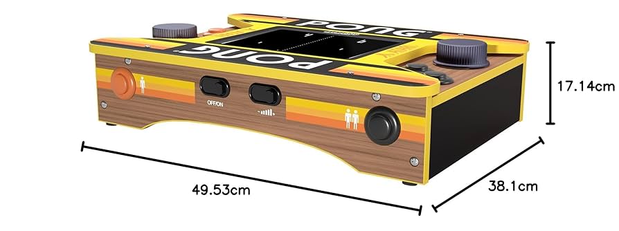 新品 アーケード1UP Arcade1Up PONG Counter-cade Arcade1Up Pong® 2 Player Counter-cade, Lap Counters - Amazon