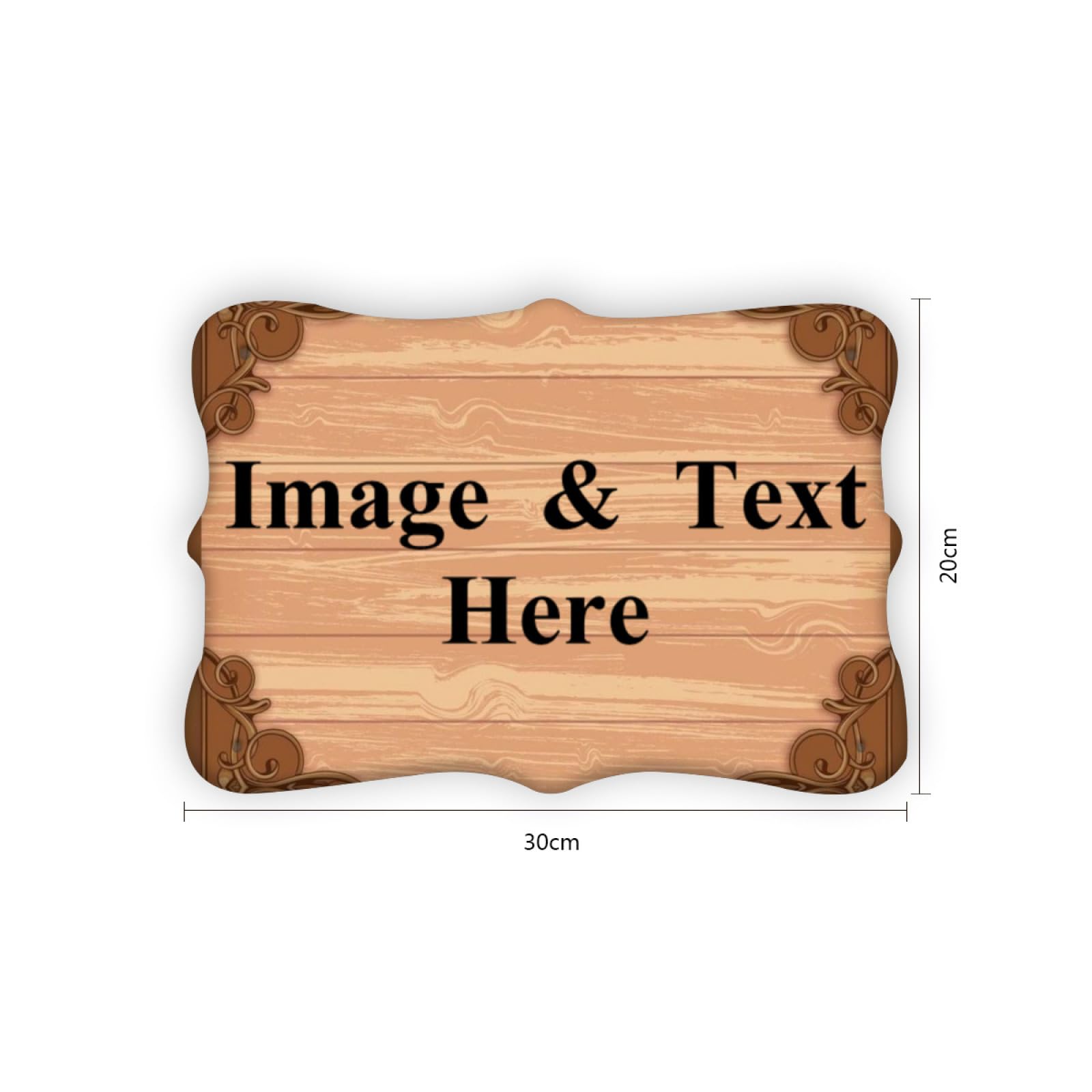 Targa in legno personalizzata con nome per asilo, cartello con nome personalizzato per asilo nido, decorazione da parete in legno, regalo per baby shower, compleanno, regali di Natale personalizzati