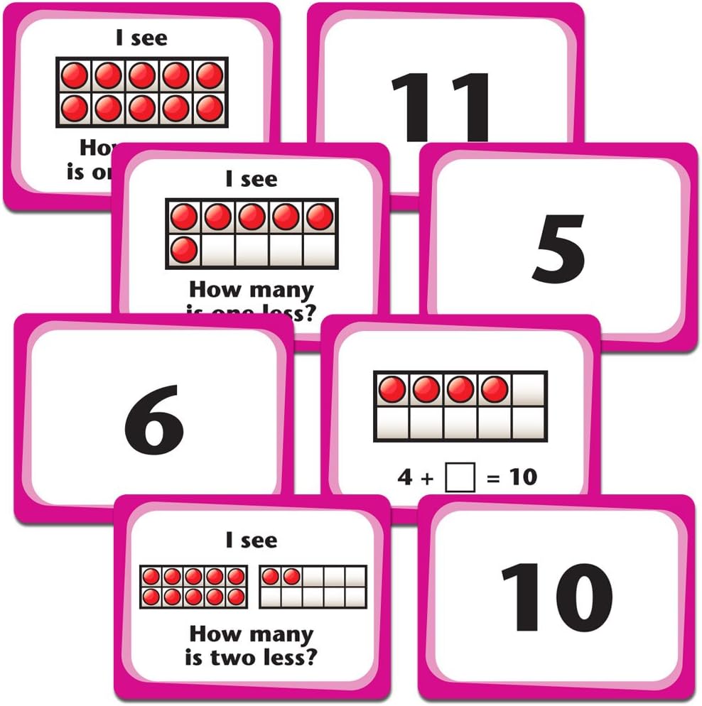 EAI Education Ten Frame Match Games: Grade K-1