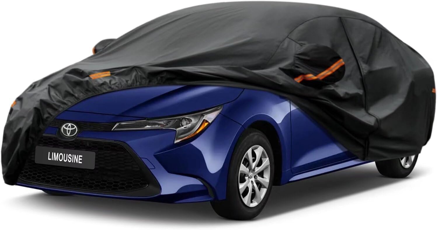 Kayme Funda Coche Exterior, Compatibles con Audi A3 Sportback(1996-2025), Cubierta para Coche Impermeable Transpirable Anti-UV Antipolvo de 7 Capas, Cubre Coche con Cremallera y Forro de Algodón. — view 59