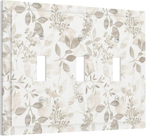 Miniatura 77 de Placa Decorativa de Pared Beige Boho de Mediados de Siglo Sol Abstracto 1-Gang Retro Años 70 Arte Geométrico Moderno con Arco Eléctrico Interruptor