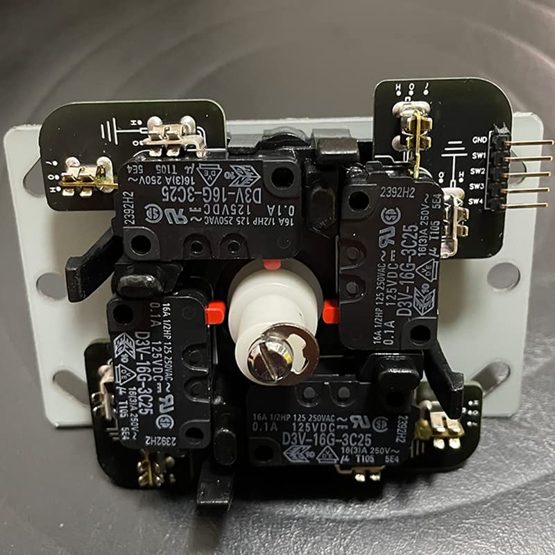 Replaced JLF PCB for Sanwa TP-MA PCB Board With 4pcs D3V .187" Microswitches Hot Swap Joystick Board for OTTO DIY V2 V5 Kit (Purple with 4pcs D3V switches) - Image 5