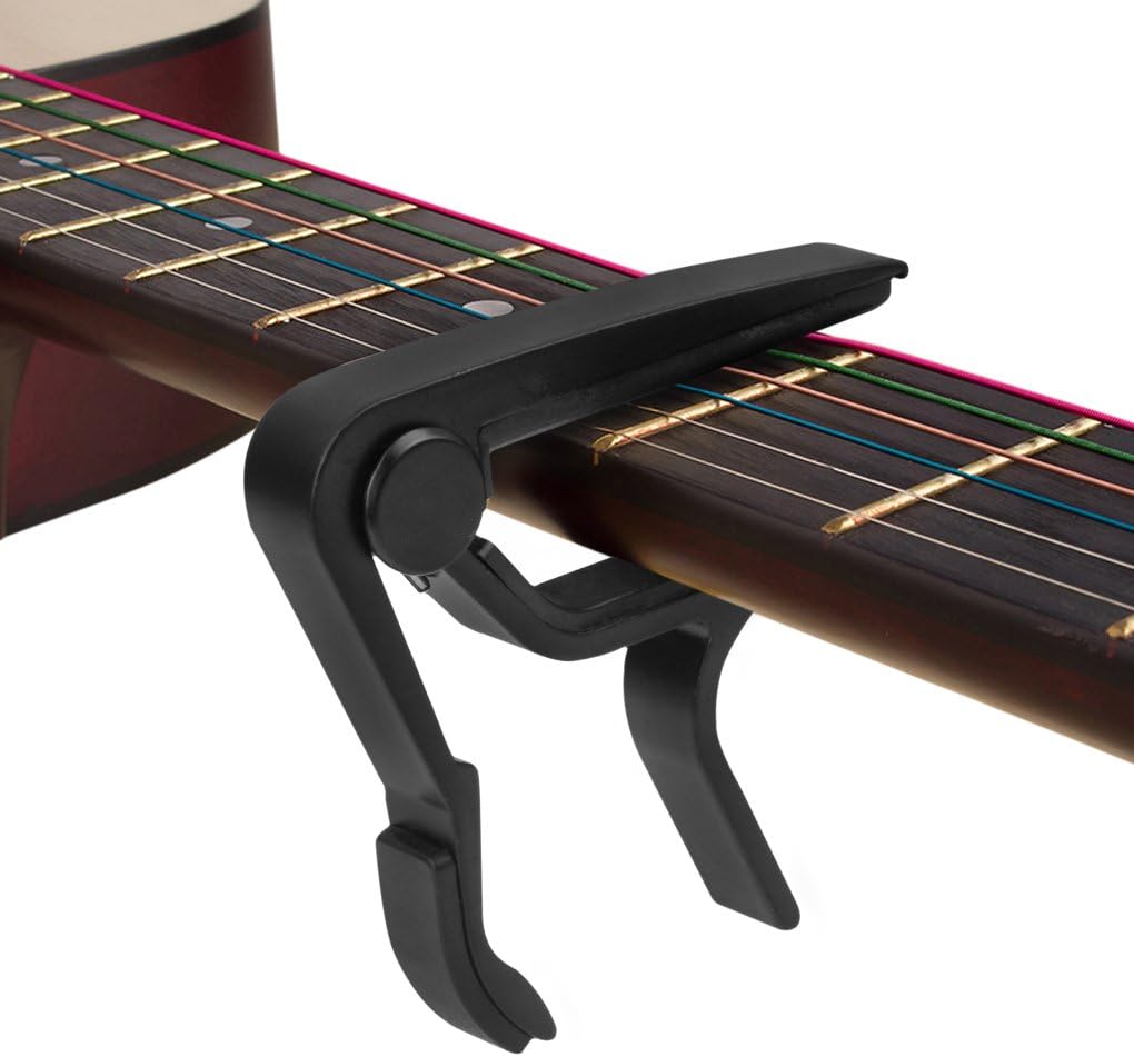 QuickChange Guitar Capo Lightweight Padded Metal Capos for