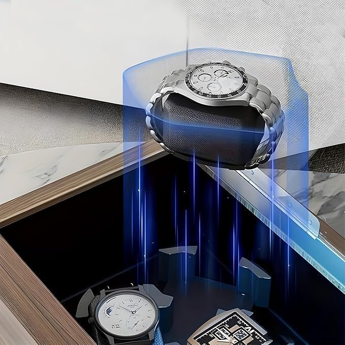 Olvy Uhrenbeweger für Automatikuhren Uhrendreher mit Leisem Motor