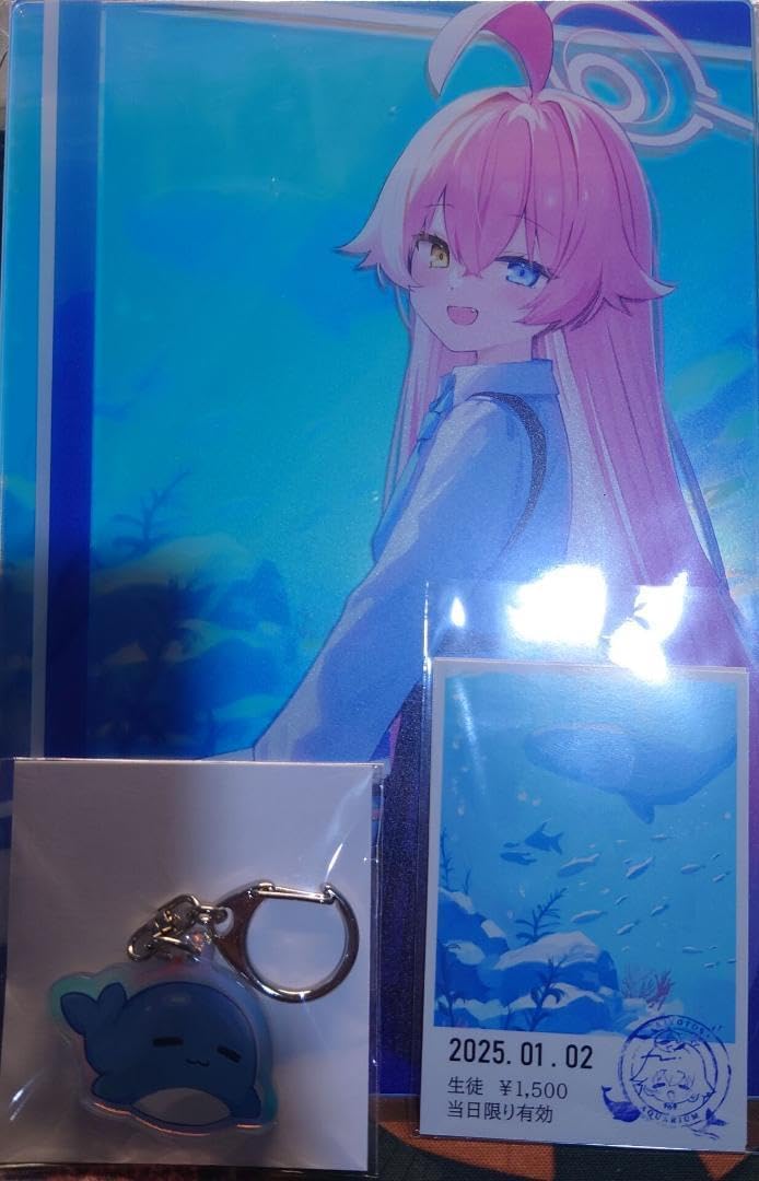 ブルアカ 小鳥遊ホシノ オーロラアクリルボード C105 こみトレ45