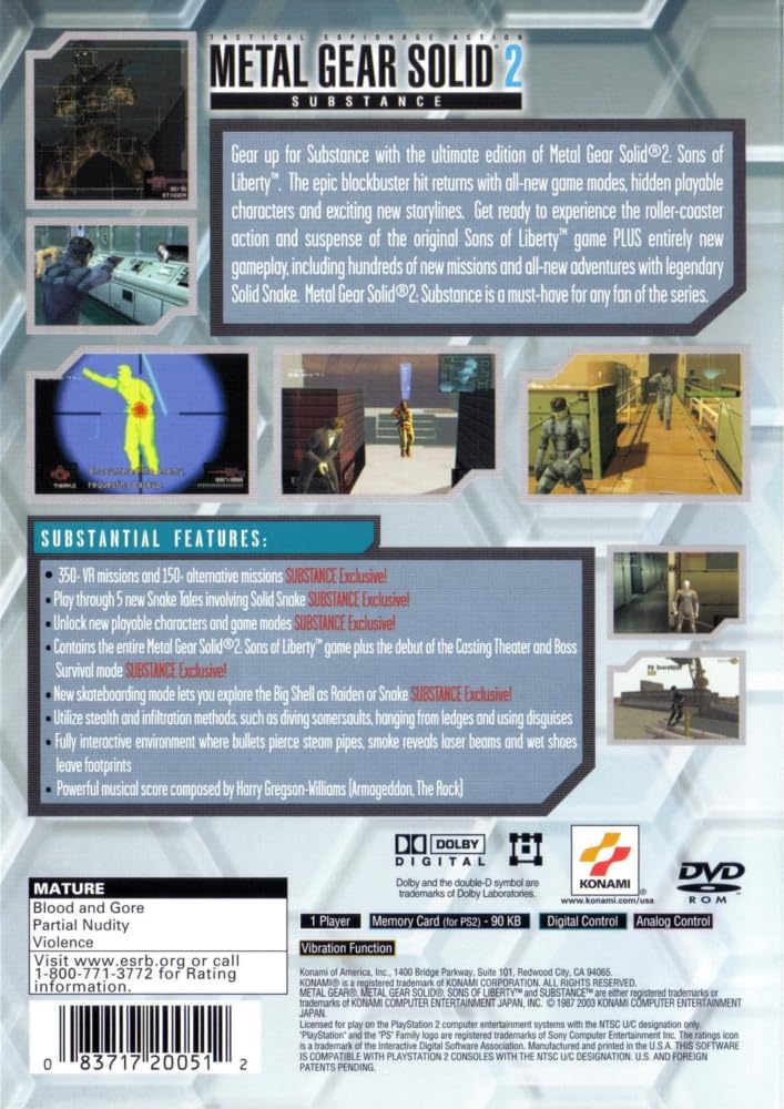 Metal Gear Solid 2:Substance