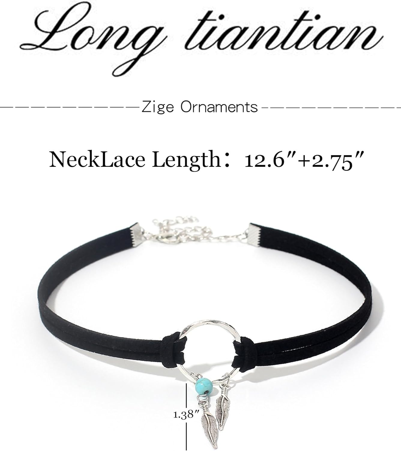 Boho Necklaces for Women Country Concert Outfits Nashville Western Outfit for Women Choker Necklaces Long Leather Necklace Western Dress Jewelry Country Cowgirl Accessories Gifts - Image 6