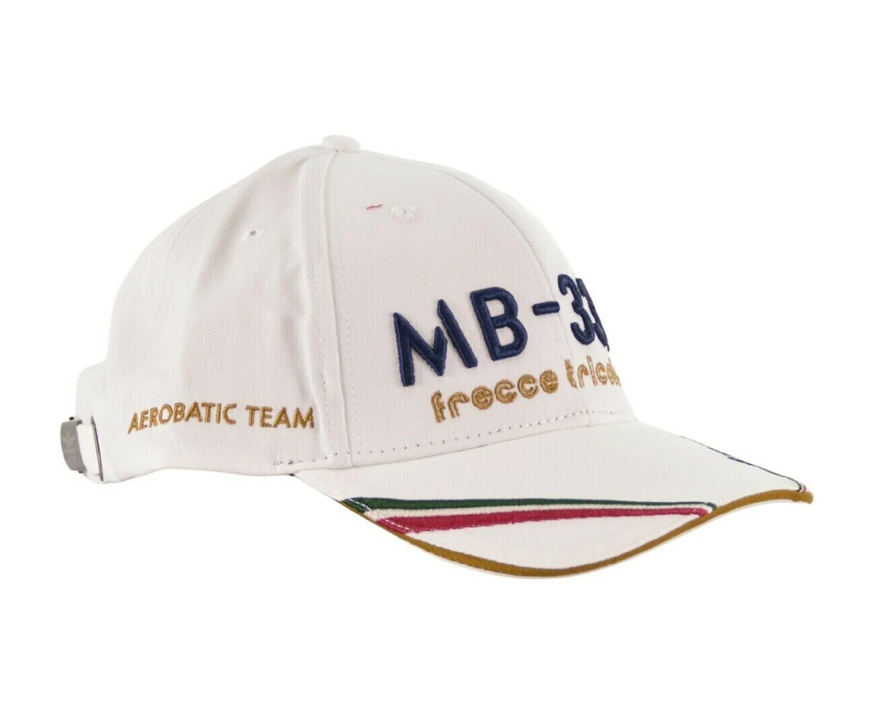 Aeronautica Militare HA1247 MB-339 Tricolor Strzałki Męska Czapka z daszkiem, Baseball
