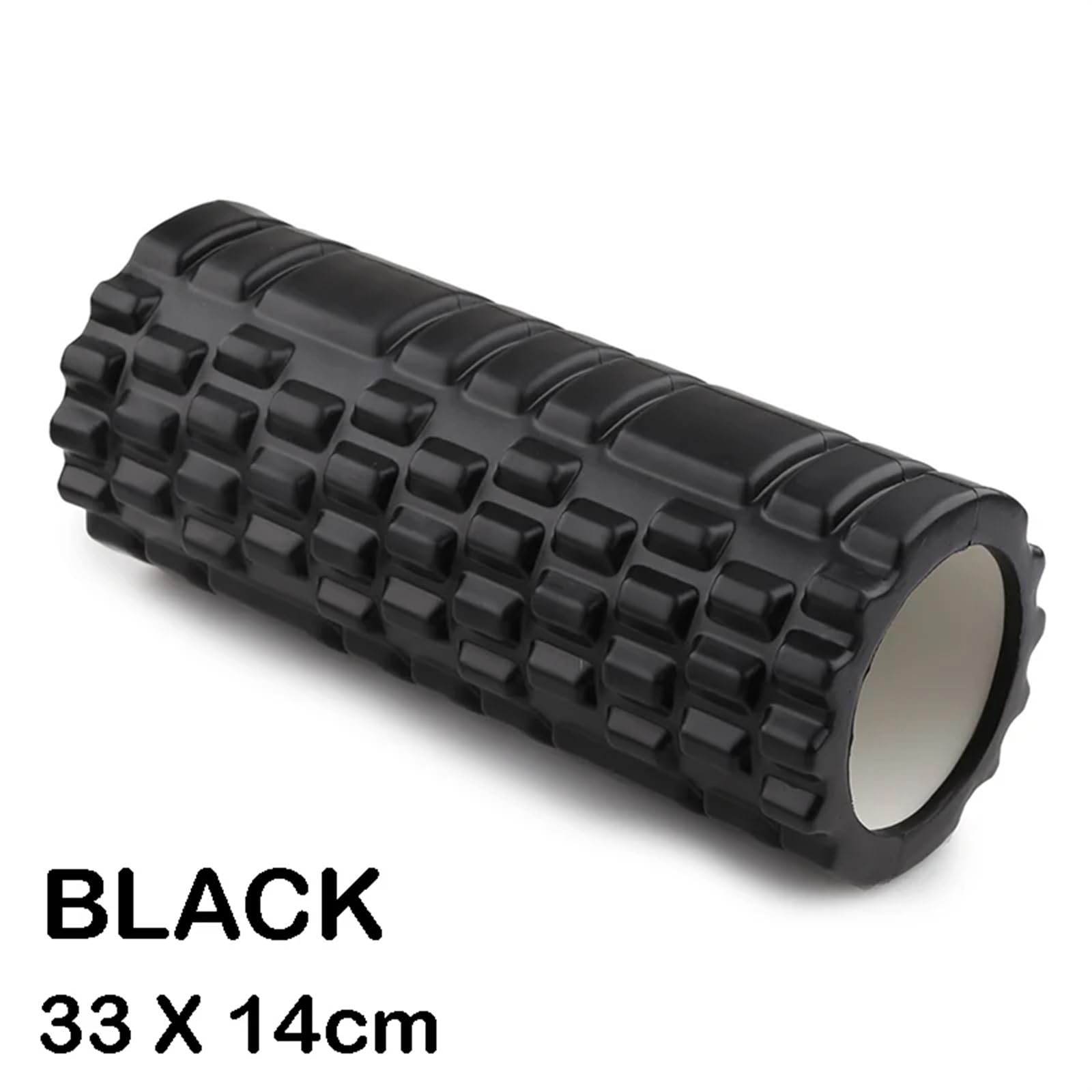 Rullo in Schiuma Fitness Yoga Colonna Blocco Yoga for Palestra Massaggio Griglia Trigger Point Esercizio terapeutico Foam Roller(L Purple)