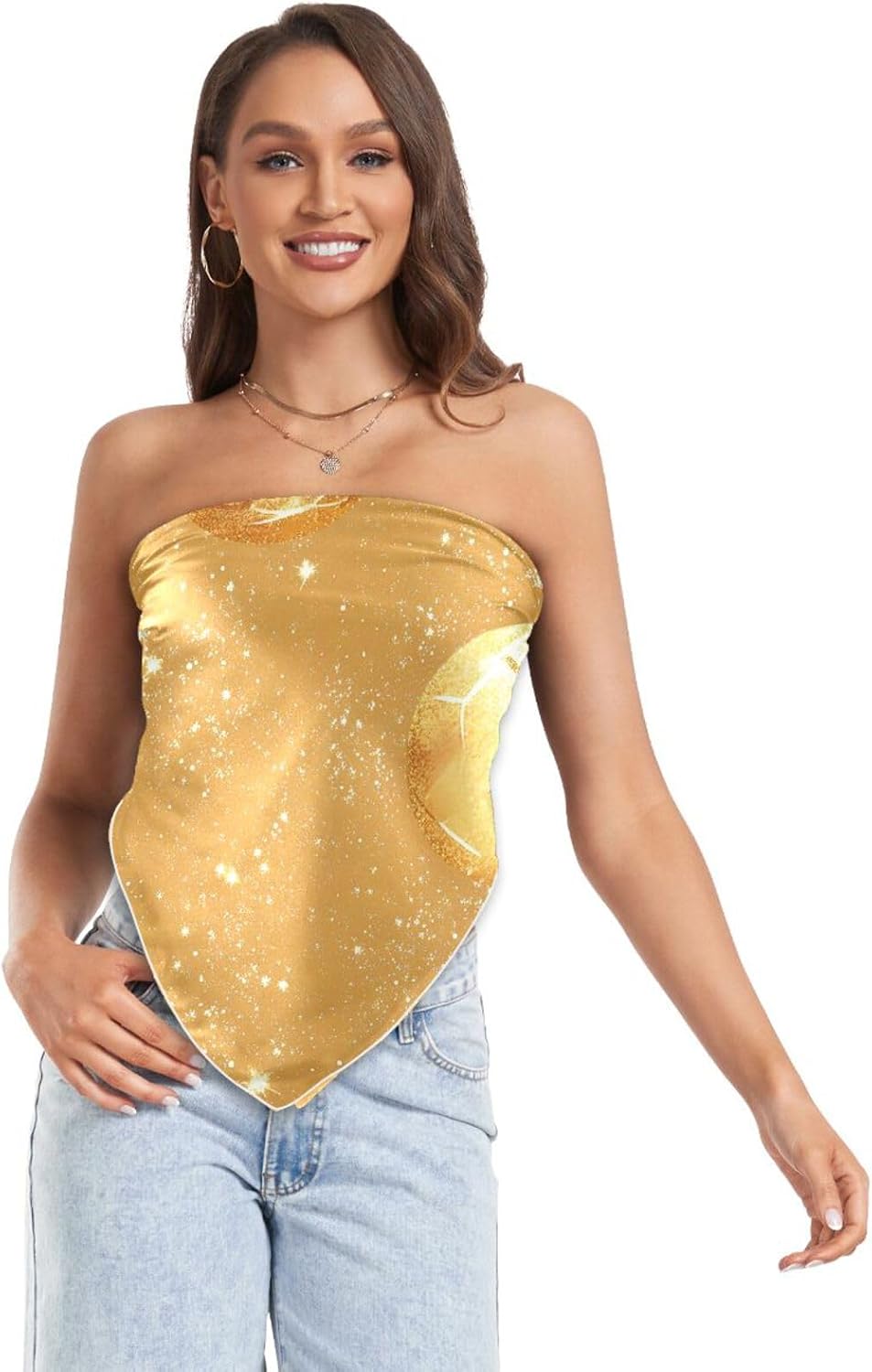 Golden Football Square silk head hair scarf silk neck scarf elegantes head for women sleeping for christmas bufanda para mujer elegante