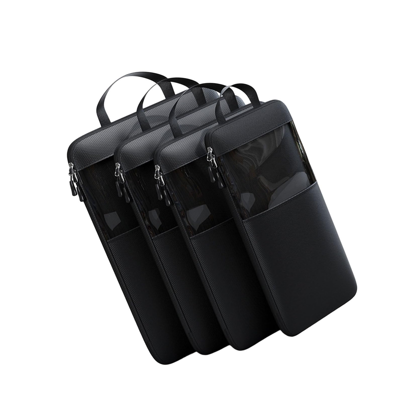 Expandable Compression Organizers Travel Packing Organizers Practical Compressible Luggage Cubes Set