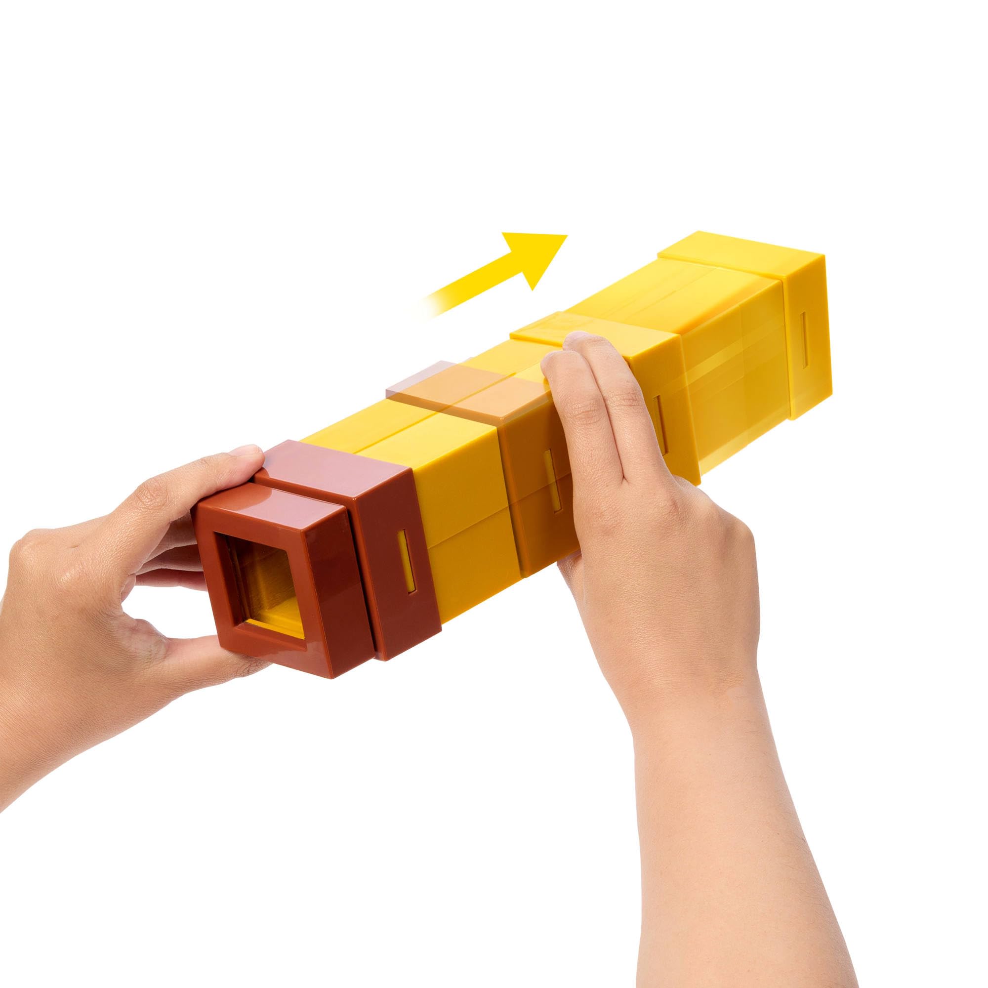 Piksel görüntü veren merceğe sahip Mattel Minecraft Oyuncak Dürbün, rol canlandırma oyunları ve kostümler için çocuklara uygun boyutlu aksesuar, JLK64