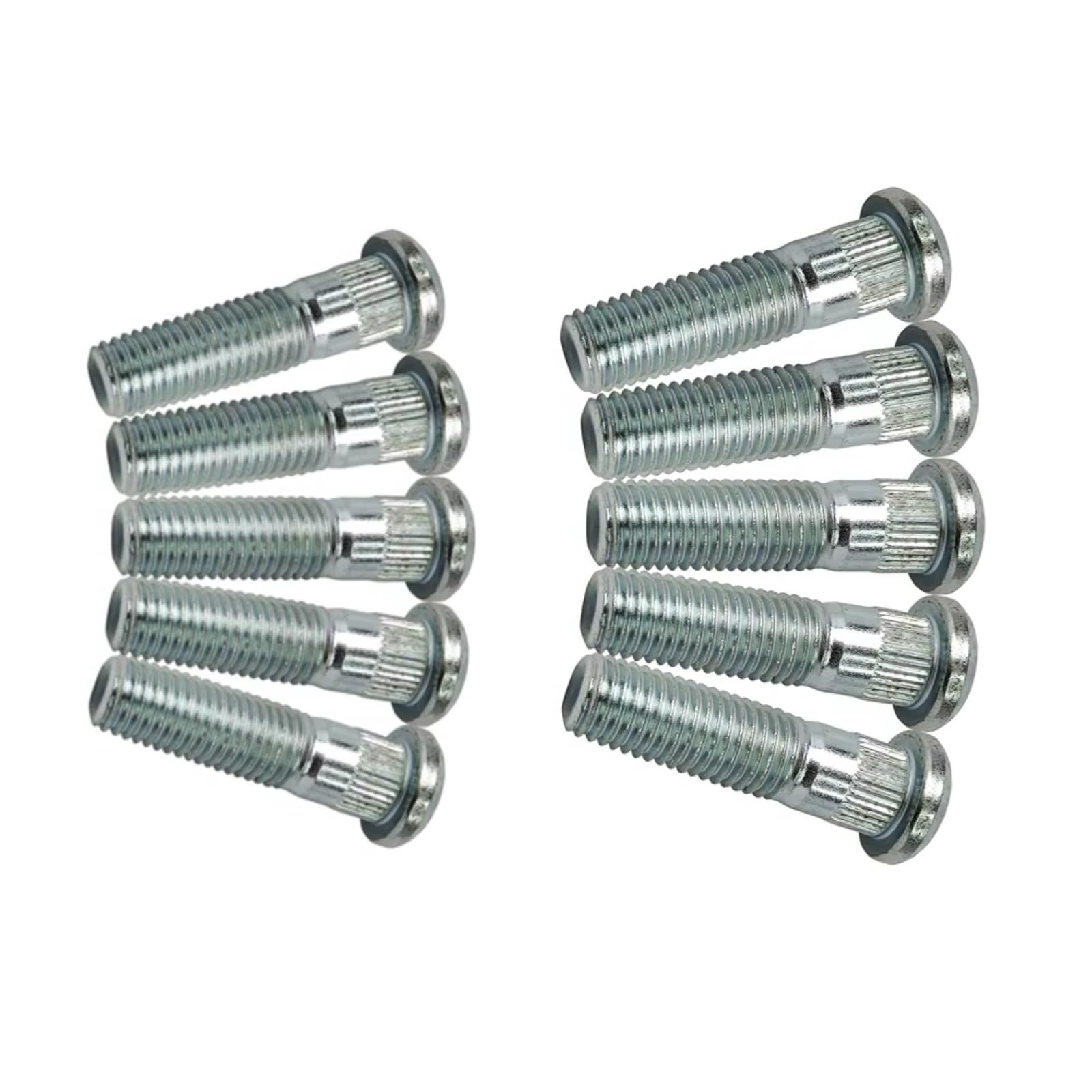 Espárragos de rueda de 48 mm con moleteado resistente M12x1.5 6